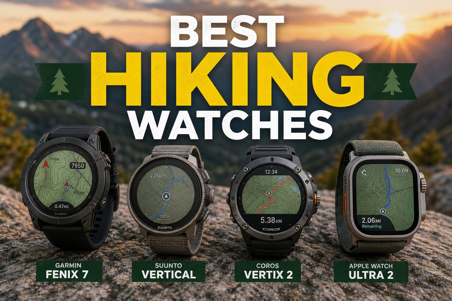 Garmin Fenix 6X Pro vs Apple Watch Ultra 2: Hiking Watch Comparison